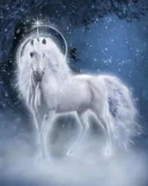 fototapeta-jednorozec-we-mgle-unicorn-noc