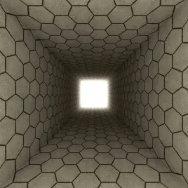fototapeta-abstrakcja-swiatlo-blask-tunel-3d