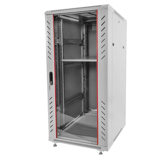 Szafa szafka RACK 19" 28U NETBERG Stojąca 600x800mm perforowana + półka