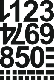 naklejki-wycinane-ploterowo-cyfry-liczby-kropki-kreski-samoprzylepne-8-cm