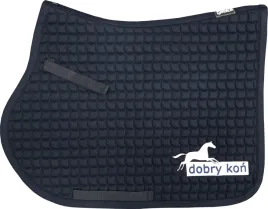 eskadron-czaprak-z-haftem-dobry-kon-cotton-uni-basic-nightblue-vs