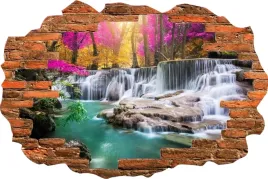 naklejki-scienne-fototapeta-3d-dziura-wodospad