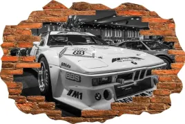 naklejka-scienna-dziura-3d-na-sciane-auto-bmw-audi
