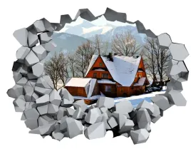 naklejka-samoprzylepna-3d-dziura-zimowy-pejzaz-hit
