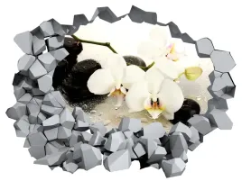 naklejka-samoprzylepna-3d-biale-kwiaty-storczyki