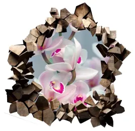 naklejka-samoprzylepna-3d-kwiaty-orchidea-storczyk