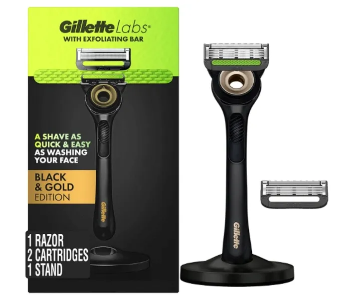 Gillette Labs Black Gold Edition Maszynka Golarka + wkłady