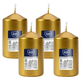 zestaw-4-swiec-stolowych-walec-klasyczna-swieczka-10cm-30h-zloty-metalik