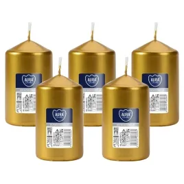 zestaw-5-swiec-stolowych-walec-klasyczna-swieczka-10cm-30h-zloty-metalik