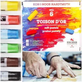 pastele-suche-zestaw-artystyczny-kredki-6-kolorow-koh-i-noor-toison-d-or