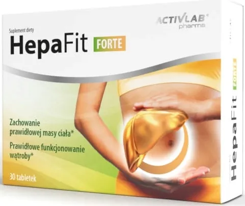 HepaFit FORTE 30 tabletek wątroba trawienie odchudzanie suplement diety