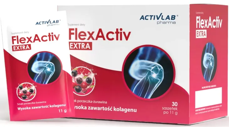 FlexActiv Extra na stawy kolagen 30 saszetek
