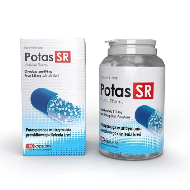 Activlab Potas SR 100 kapsułek