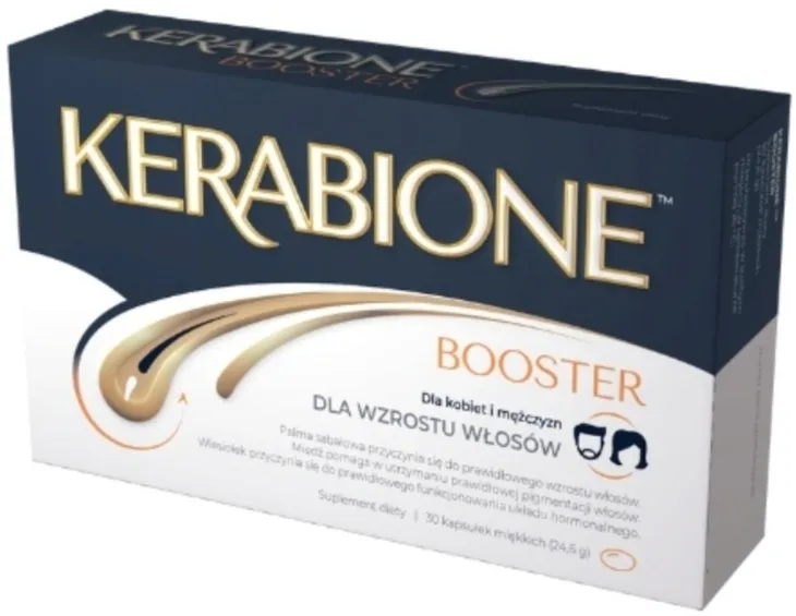 Kerabione BOOSTER 30 kapsułek NA WZROST WŁOSÓW