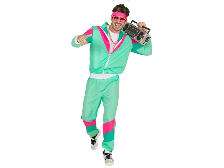kostium-disco-dres-zielony-kolor-dominujacy-wielokolorowy