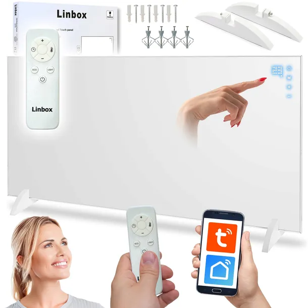GRZEJNIK NA PODCZERWIEŃ IR PROMIENNIK 450W WIFI PILOT APLIKACJA TUYA 24m