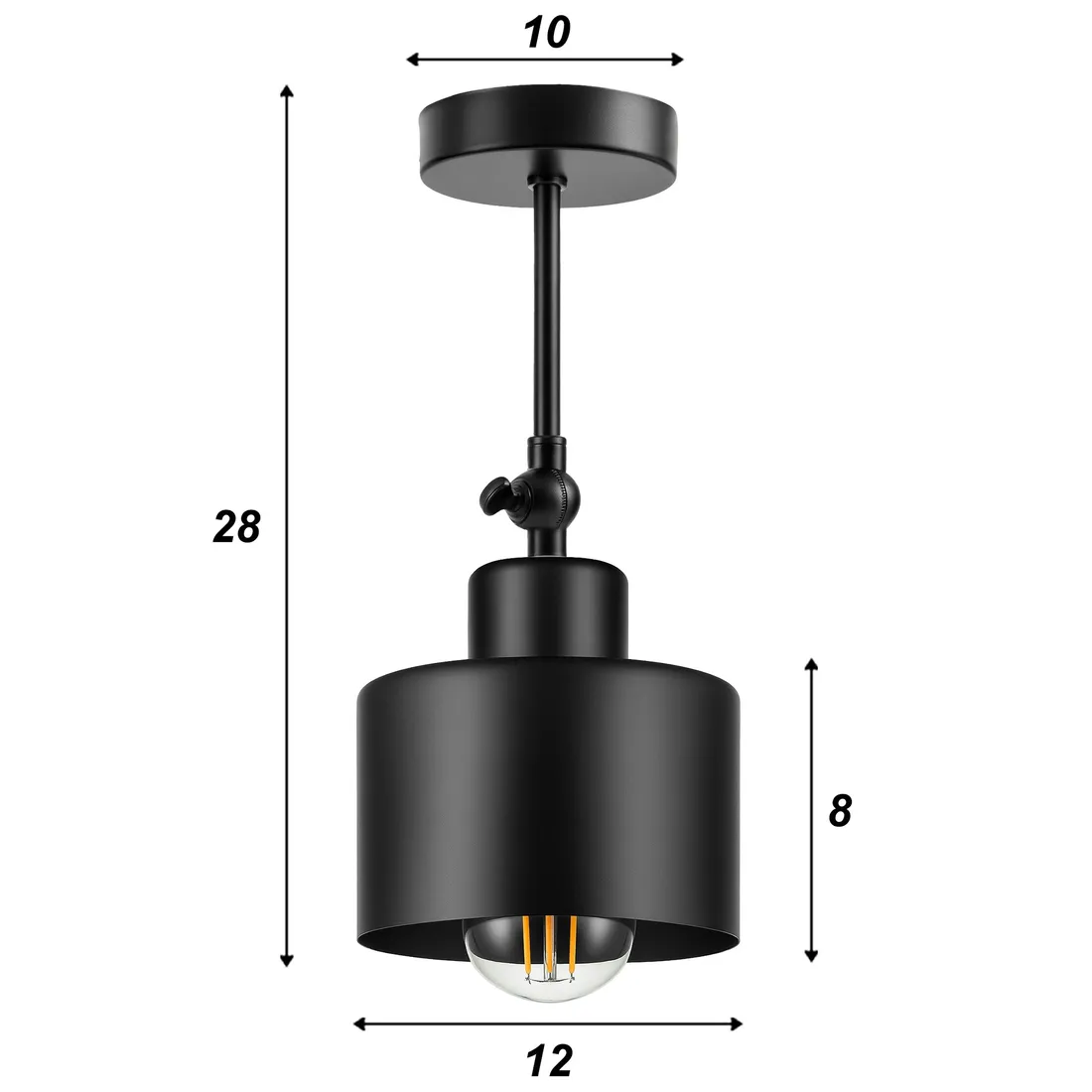 kinkiet-loft-edison-e27-led