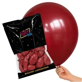 balony-na-urodziny-czerwone-bordowe-zestaw-lateksowe-mat-2szt-40cm-18-cali