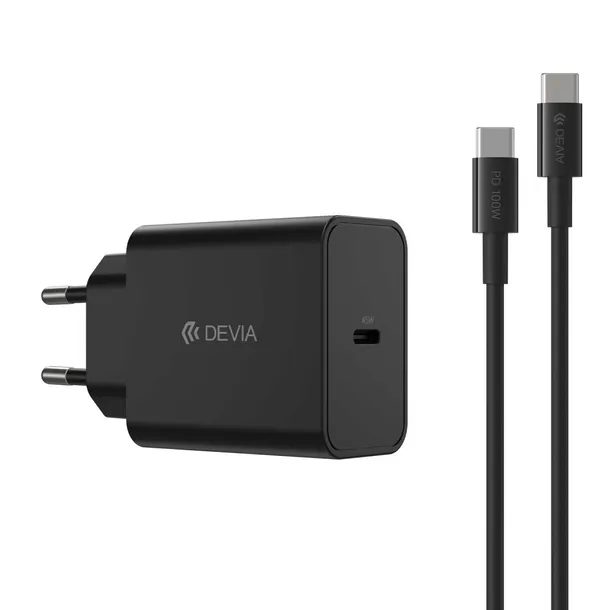 devia-ladowarka-sieciowa-rocket-pd-45w-1x-usb-c-biala-kabel-usb-c-usb-c-stan-nowy