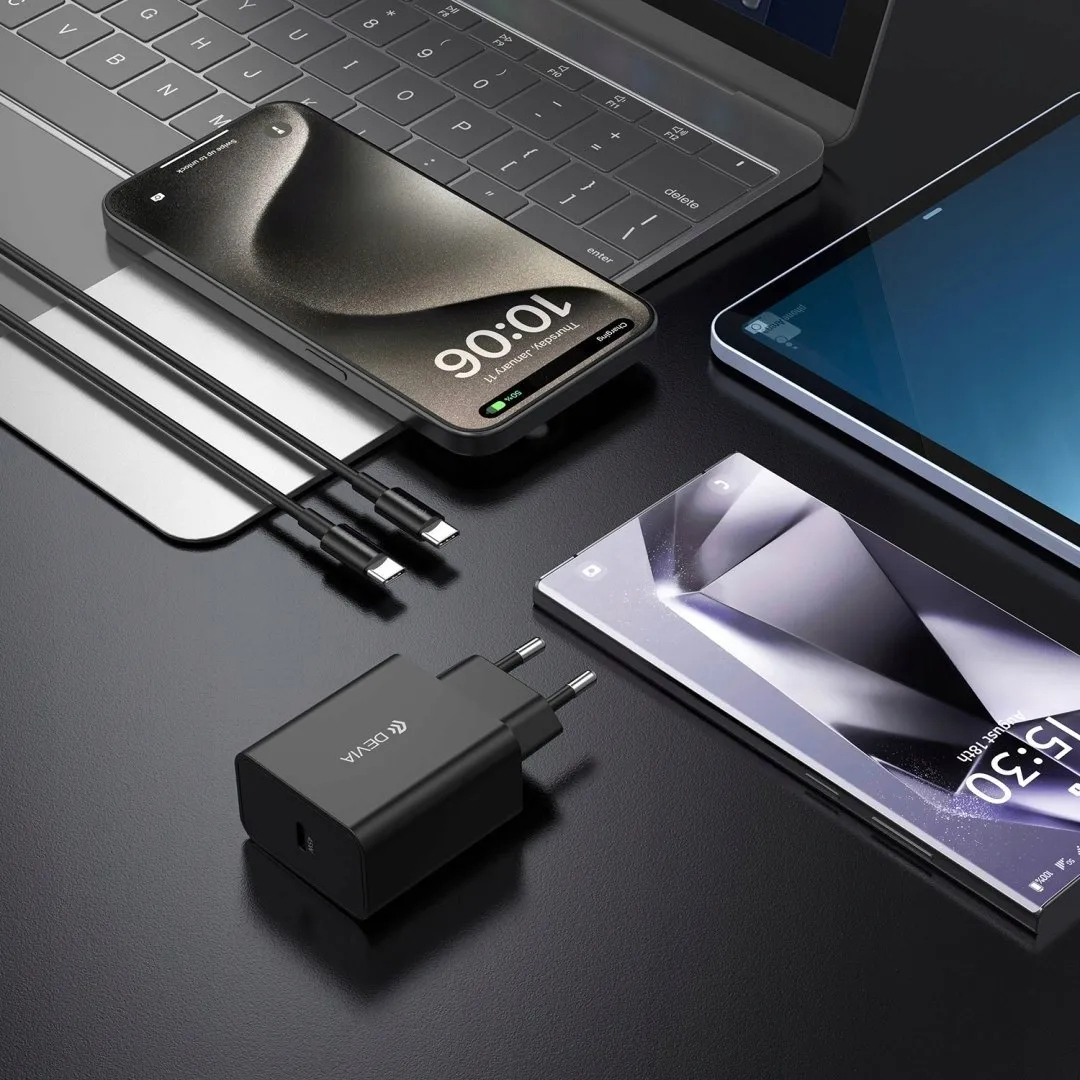 devia-ladowarka-sieciowa-rocket-pd-45w-1x-usb-c-biala-kabel-usb-c-usb-c