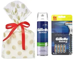 zestaw-prezentowy-gillette-sensor-3-wklady-ostrza-8-szt-pianka-do-golenia