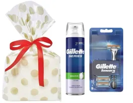 zestaw-prezentowy-gillette-sensor3-maszynka-8-wkladow-pianka-do-golenia