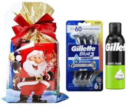 zestaw-prezent-dla-mezczyzny-gillette-blue-pianka-maszynki-do-golenia