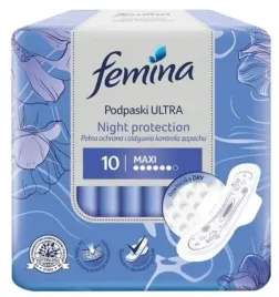 podpaski-femina-maxi-ultra-night-protection-ze-skrzydelkami-10szt