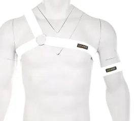 meska-uprzaz-na-ramie-i-tors-bialy-harness-z-paskami-i-metalowym-kolkiem