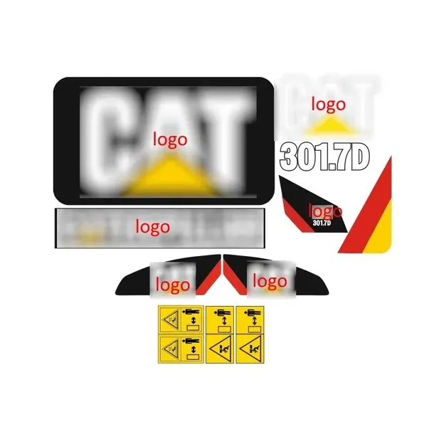Naklejki Oklejenie - CAT 301.7D