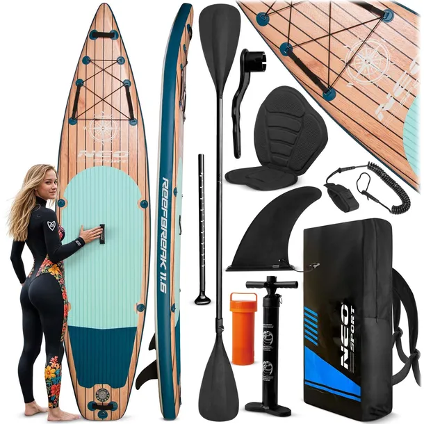 Deska SUP do pływania pompowana Paddle Reefbreak 350cm FULL ZESTAW