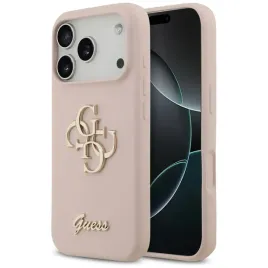 etui-do-iphone-17-pro-guess-silicone-big-4g-script-rozowy