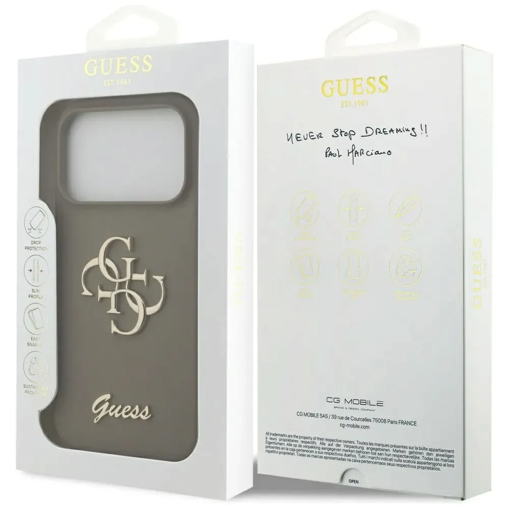 etui-do-iphone-17-pro-guess-silicone-big-4g-script-brazowy-stan-nowy