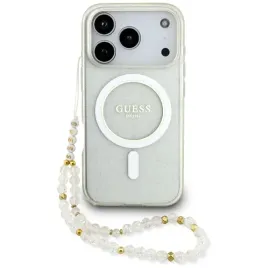 etui-do-iphone-17-pro-guess-iml-glitter-pearl-strap-magsafe-przezroczysty