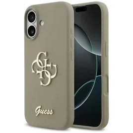 etui-do-iphone-17-guess-silicone-big-4g-script-brazowy