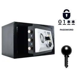 pancerny-domowy-sejf-z-zamkiem-elektronicznym-i-kluczem-20x31x20-cm-czarny