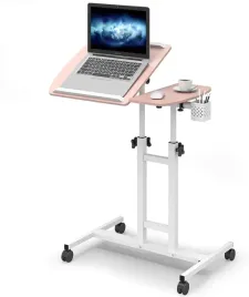 stolik-pod-laptopa-regulowany-mobilny-ergonomiczny-rozowy-64x40x58-89-cm