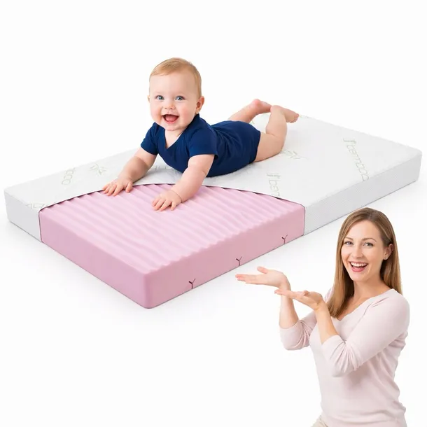 jukki-materac-piankowy-120x60-air-flow-3d-bamboo-stan-nowy-twardosc-srednio-twardy
