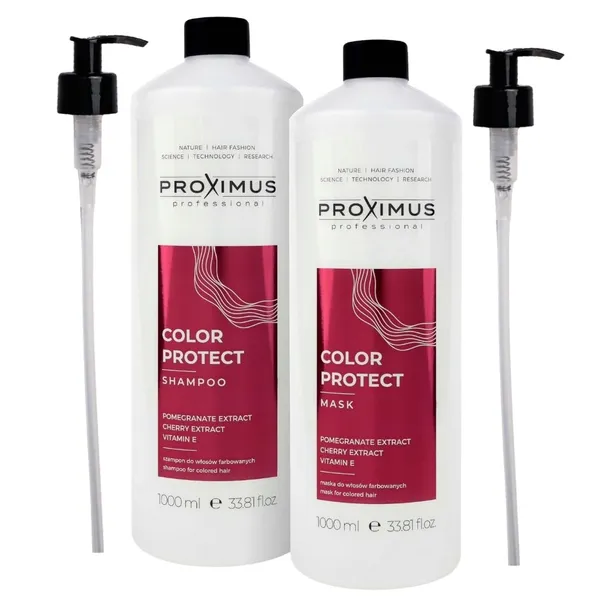 PROXIMUS Szampon + Maska do włosów farbowanych COLOR PROTECT 2x1000ml