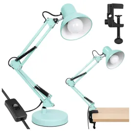 lampka-led-e27-biurkowa-szkolna-nocna-kreslarska-regulowana-mint-uchwyt