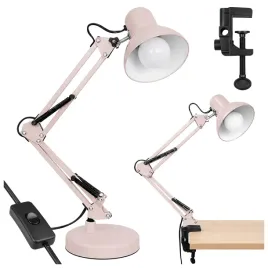 lampka-led-e27-biurkowa-szkolna-nocna-kreslarska-regulowana-pink-uchwyt
