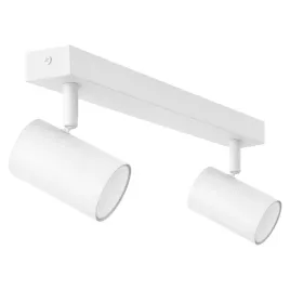 lampa-sufitowa-kinkiet-led-2xgu10-biala-spot-regulowany