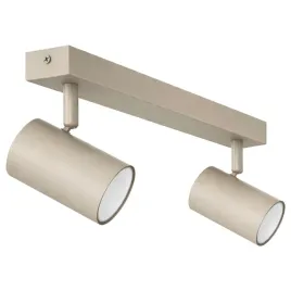 lampa-sufitowa-kinkiet-led-2xgu10-bezowa-regulowana-reflektor