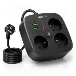 listwa-zasilajaca-sieciowa-3-gniazda-230v-3m-4x-usb-ladowarka