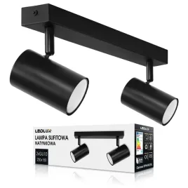 lampa-sufitowa-kinkiet-led-2xgu10-czarna-ruchoma-spot