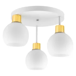 lampa-sufitowa-wiszaca-zyrandol-biala-zlota-szklane-kule-loft-e27