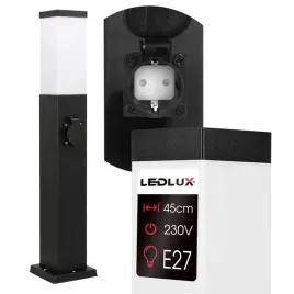 lampa-ogrodowa-slupek-led-e27-45cm-ozdobny-czarny-gniazdo