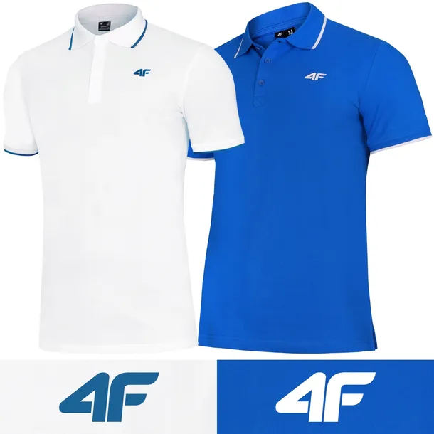 Koszulka męska polo 4F komplet 2 szt. polówka t-shirt zestaw TZ53 M