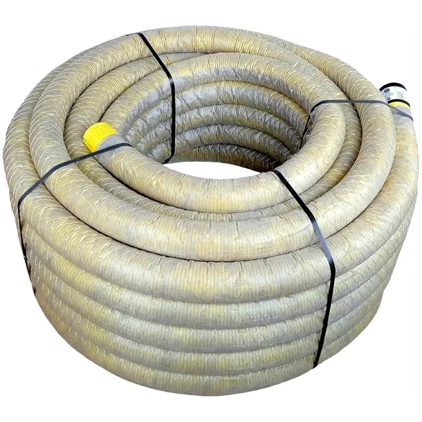 Rura Drenarska fi 80 W Otulinie Rolka 50mb Wąż Odwodnieniowy Drenaż PVC
