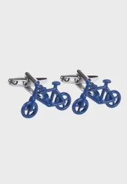 srebrne-spinki-do-mankietow-wzor-rower